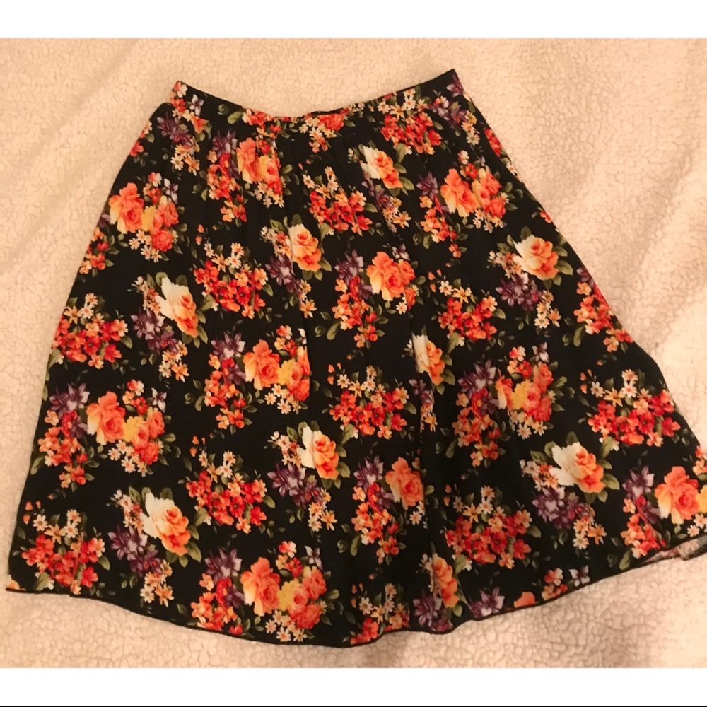 Vintage Floral Skirt